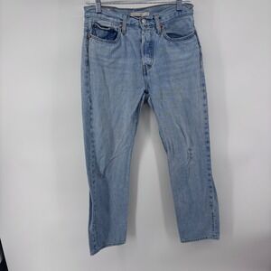 Vintage Levis Wedgie Straight Jeans Premium‎ Denim Light Wash Womens Size 27x27
